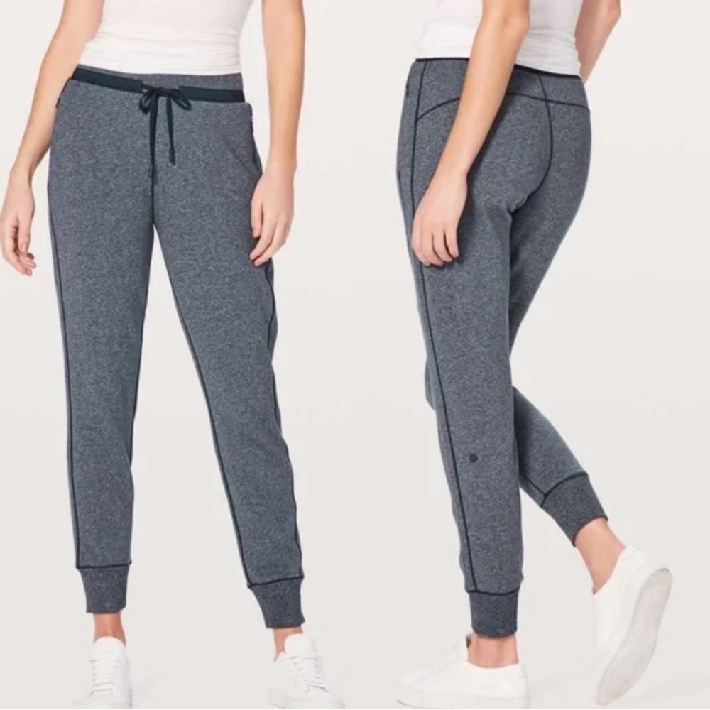 Lululemon Cool & Collected Gray Jogger Pants Size 12